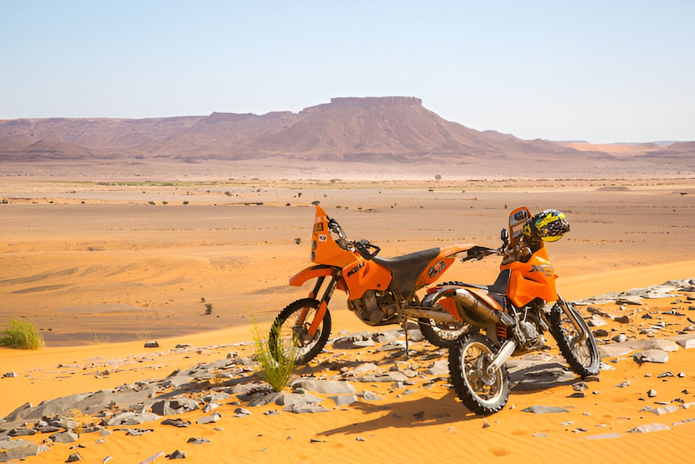 KTM rental in Merzouga