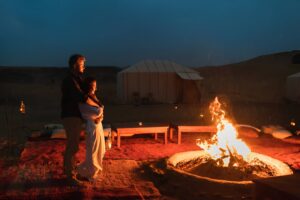 Luxury ensuite tented camp in Erg Chebbi