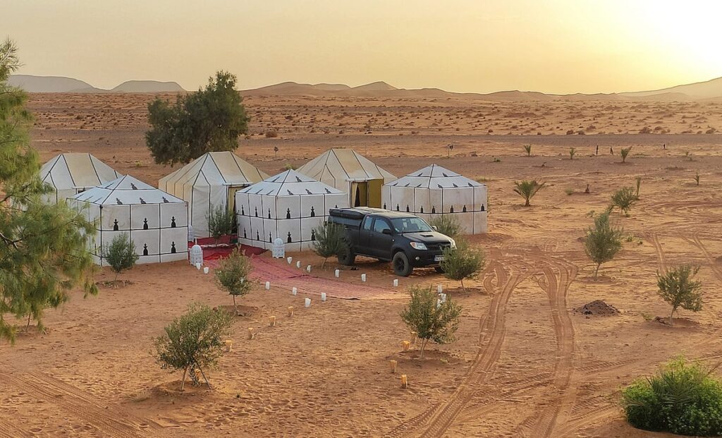 mobile Bivouac Sahara Desert